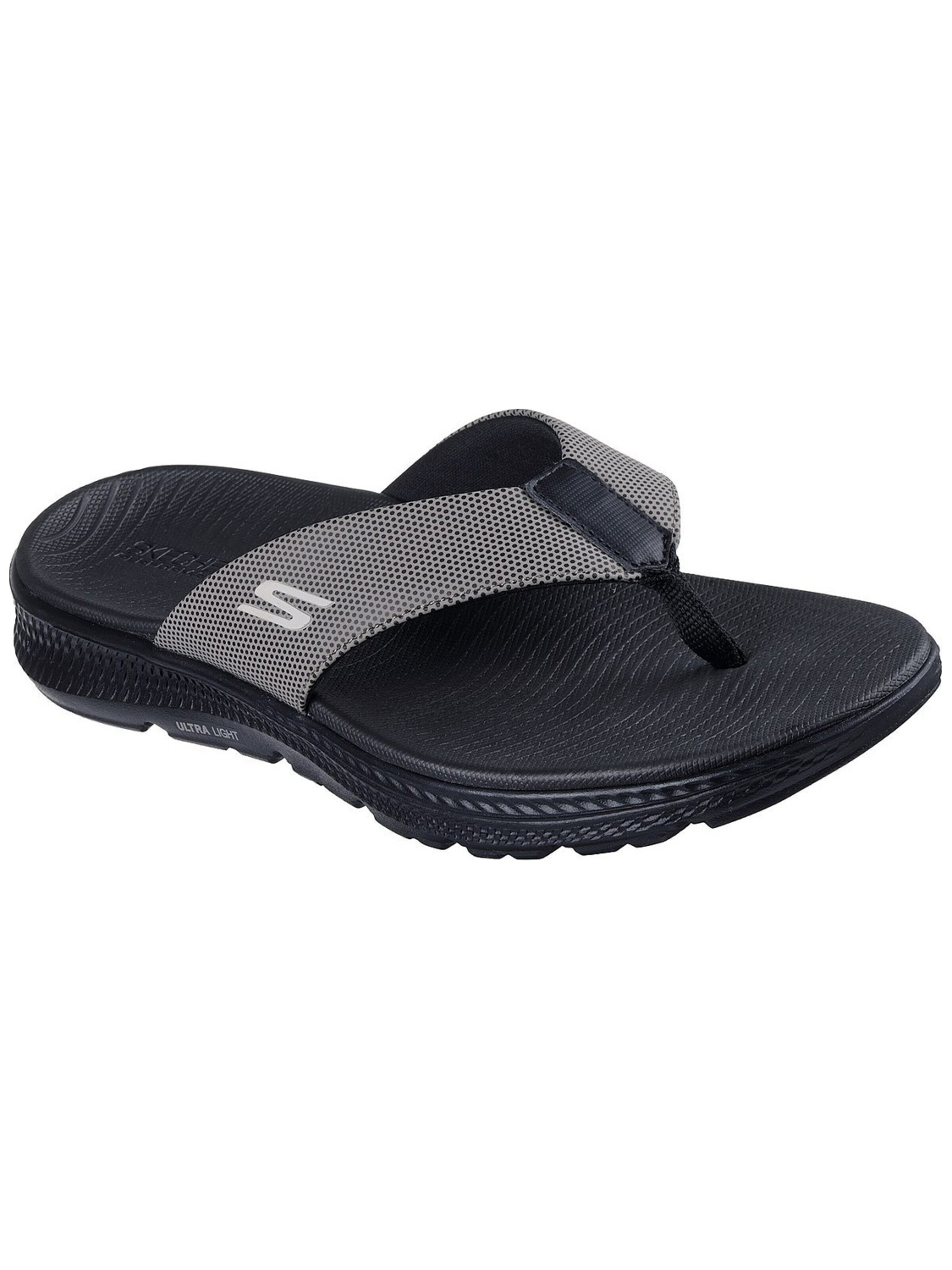 SKECHERS Teenslippers 'Skechers Go Consistent Sandal 2.0 - Ca' in Grijs: voorkant