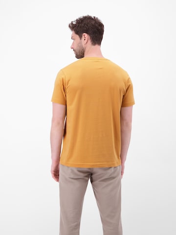 LERROS Rundhals T-Shirt aus Baumwolle in Orange