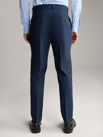 JOOP! Slim fit Pleat-Front Pants 'Bennet' in Blue