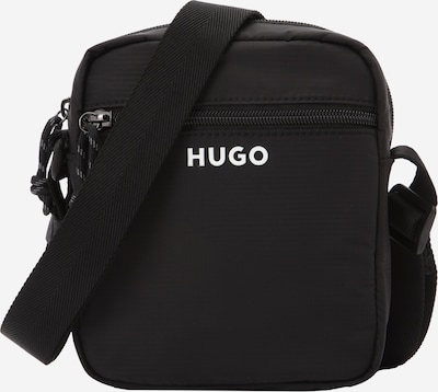 HUGO Torba preko ramena 'EVERETT' u crna / bijela, Pregled proizvoda