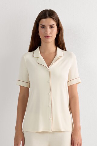 INTIMISSIMI Pajama Shirt in Beige: front