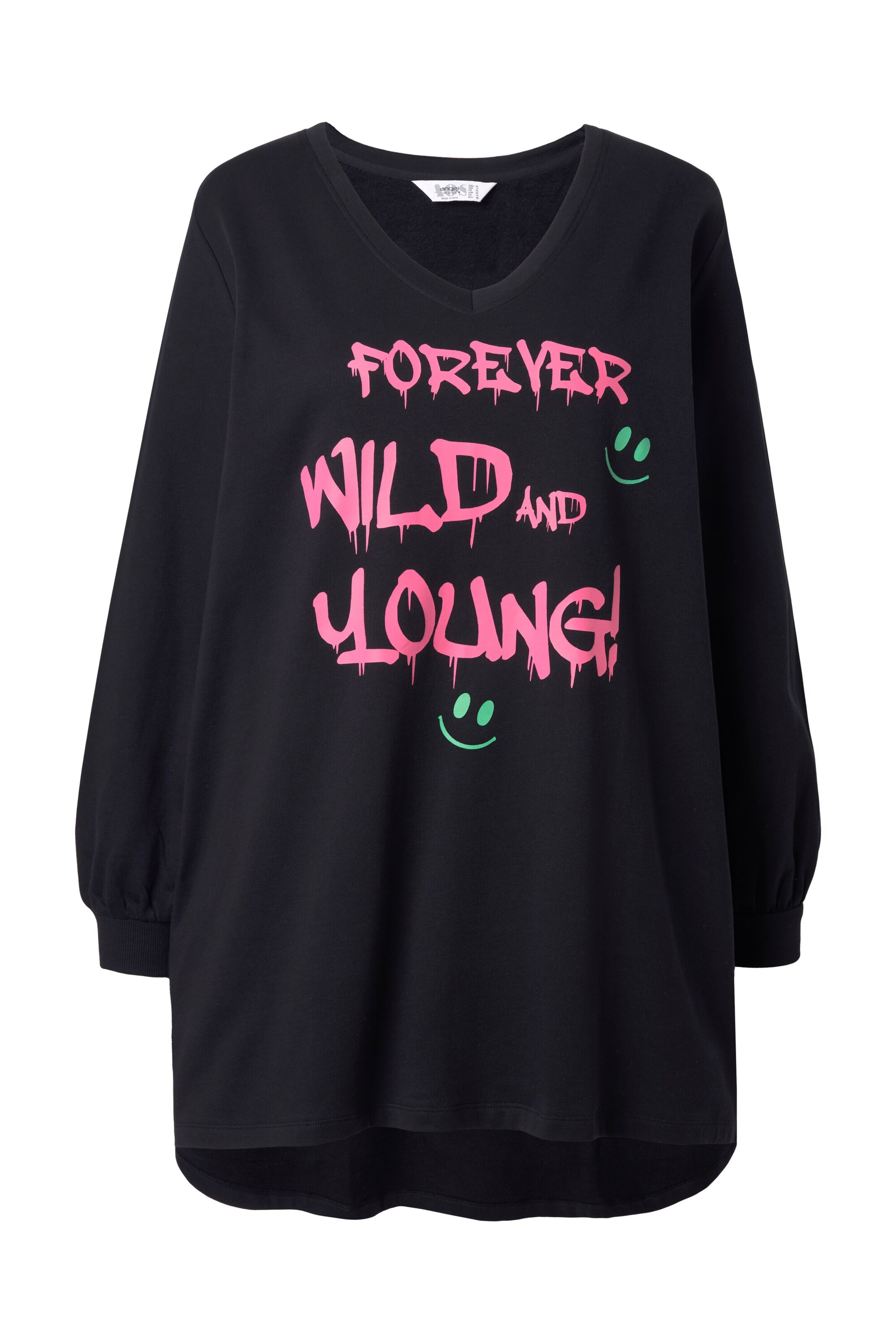 Angel of Style Sweatshirt in Zwart: voorkant