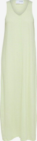 Robe SELECTED FEMME en vert : devant