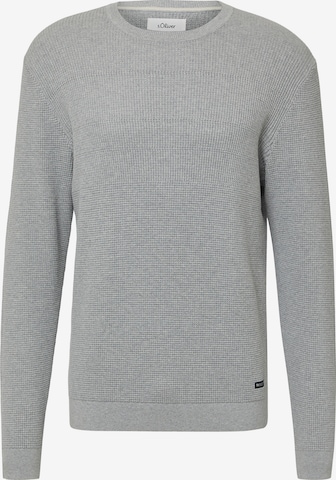 s.Oliver Свитер в Серый: спереди