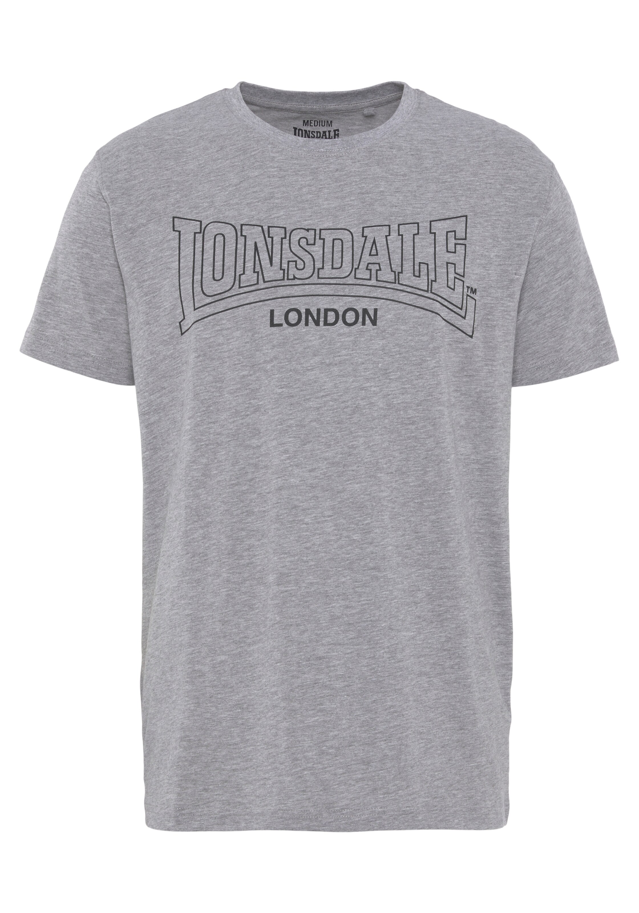 pilka LONSDALE Marškinėliai 'Beanley'