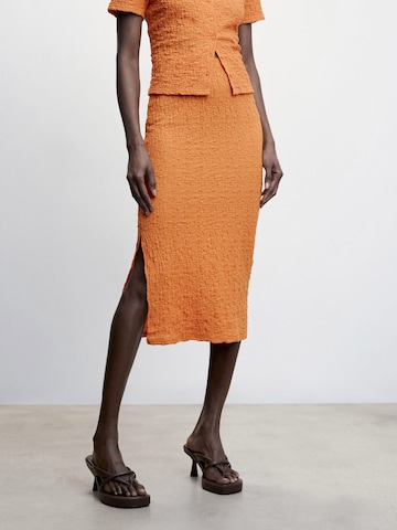 MANGO Skirt 'FIDELA' in Orange: front