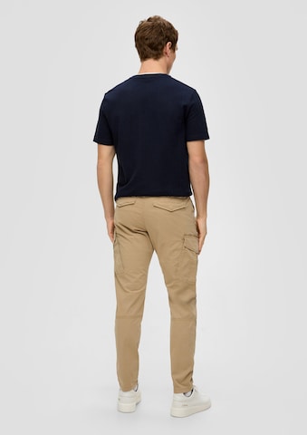 s.Oliver - Slimfit Pantalón cargo en marrón