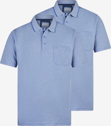 redmond Shirt 'Basic' in Blau: Vorderseite