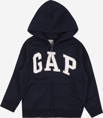 GAP Zip-Up Hoodie in Blue: front