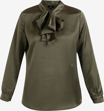 DreiMaster Klassik Blouse in Groen: voorkant