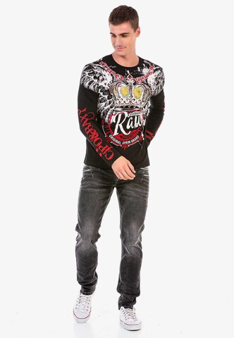 CIPO & BAXX Sweatshirt in Zwart