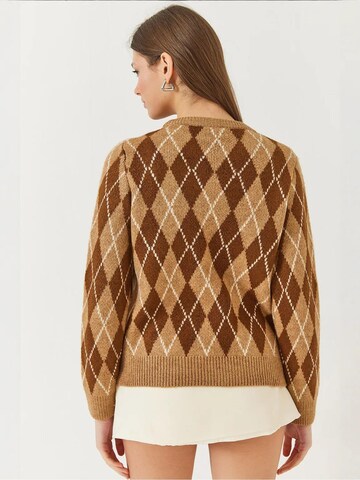 Pull-over Bianco Lucci en marron