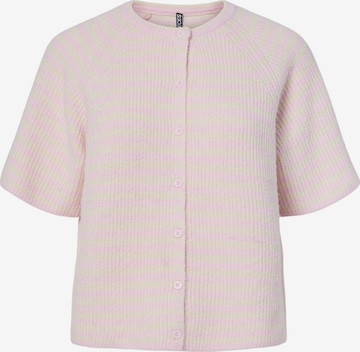 PIECES Cardigan 'PCMalou' i pink: forside