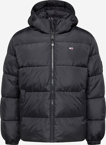 Tommy Jeans Jacke 'ESSENTIAL' in Schwarz: predná strana