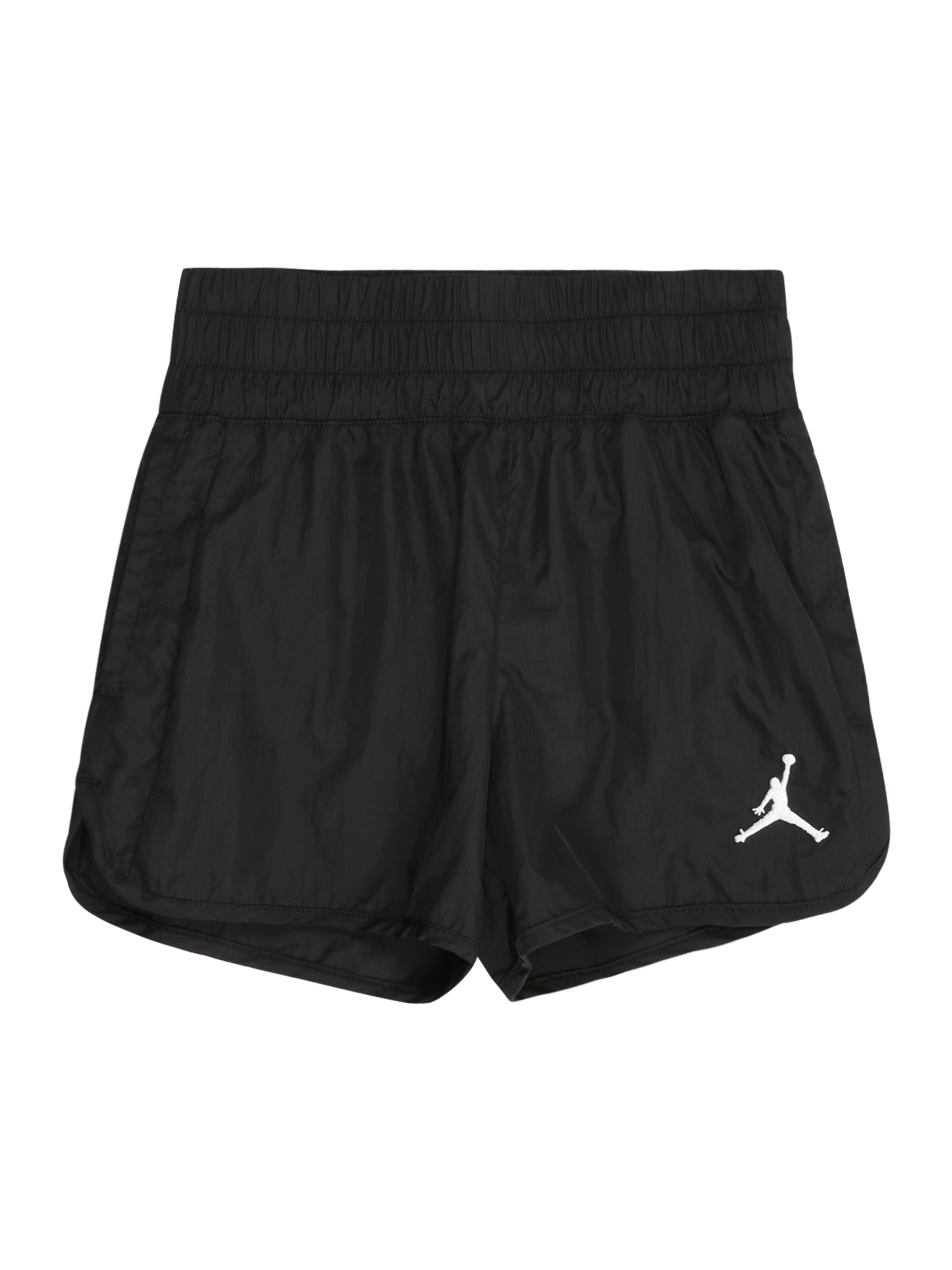 Regular Pantaloni de la Jordan pe negru: față