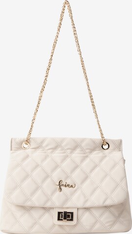 faina Shoulder bag in White: front