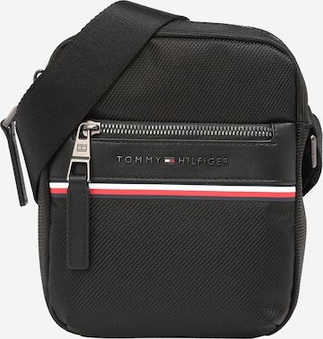 TOMMY HILFIGER - Bolso de hombro en negro: frente