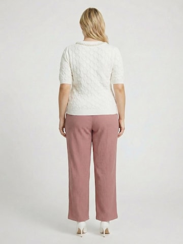 Pullover 'Francesca' di Guido Maria Kretschmer Curvy in bianco