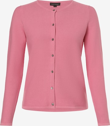 Cardigan Franco Callegari en rose : devant