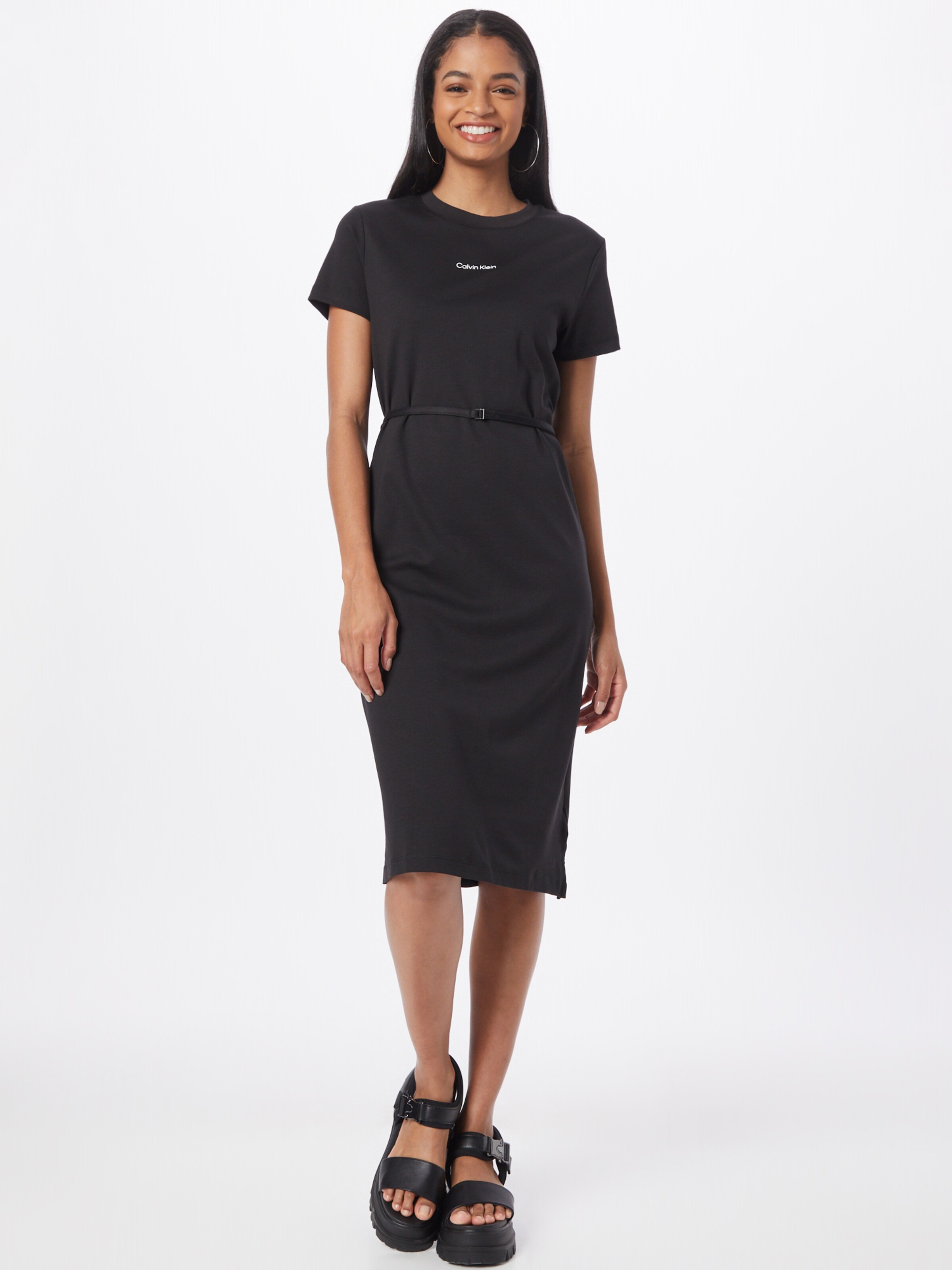 Calvin Klein Dress in Black | ABOUT YOU