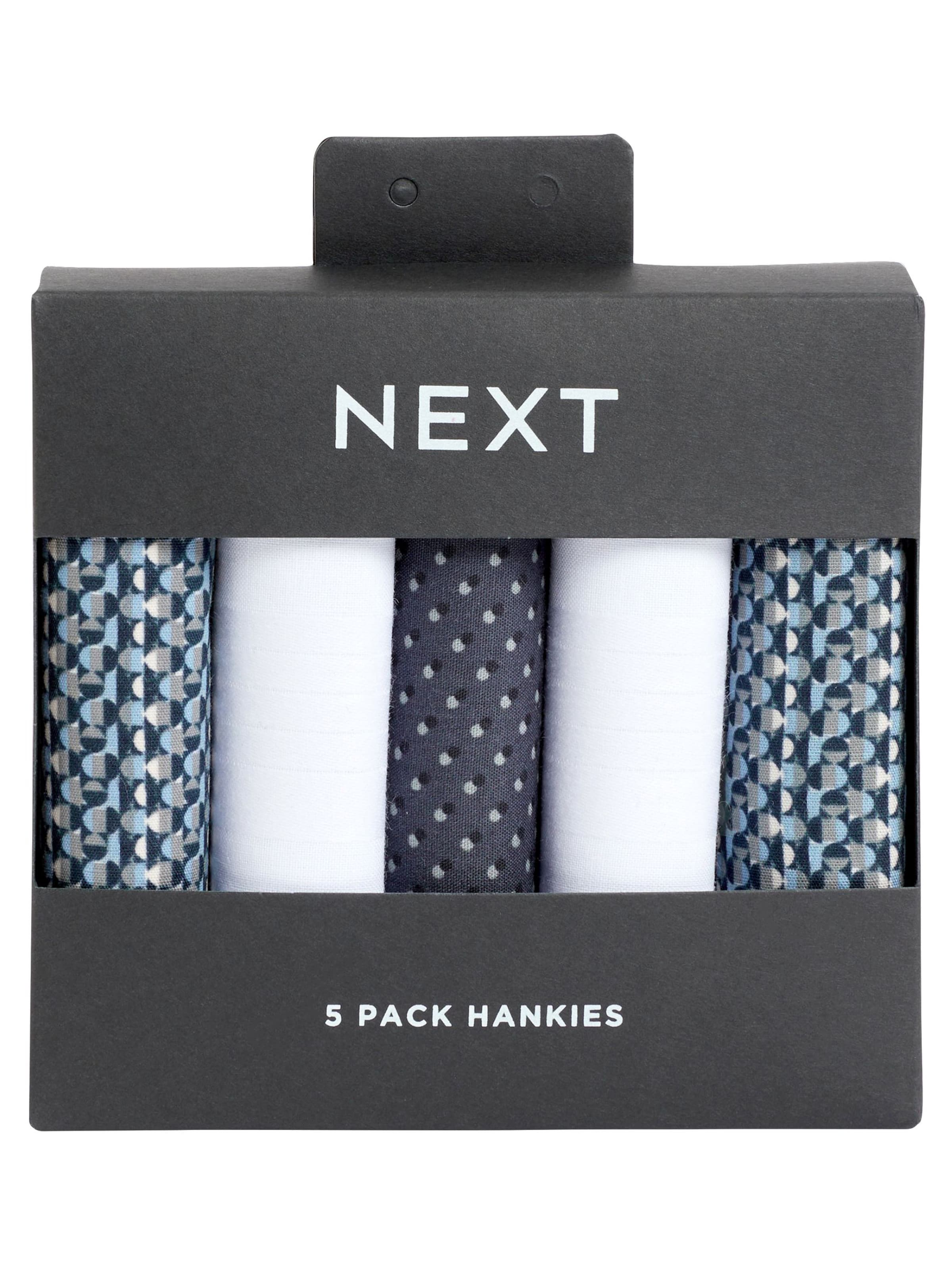 Next Žepni robec | modra barva: sprednja stran