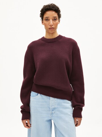 Pull-over ARMEDANGELS en rouge : devant