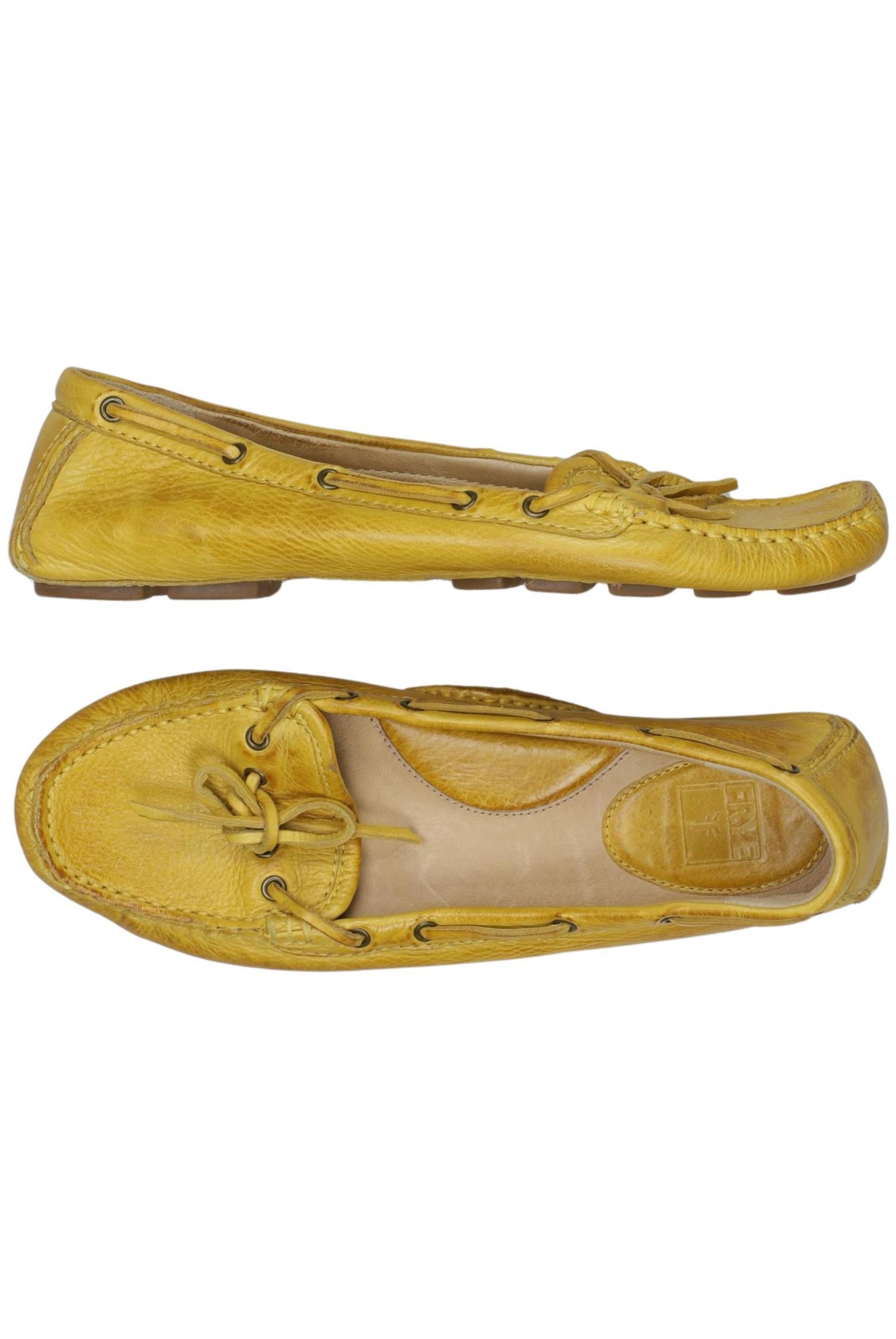 Frye Flats & Loafers in 40,5 in Yellow: front