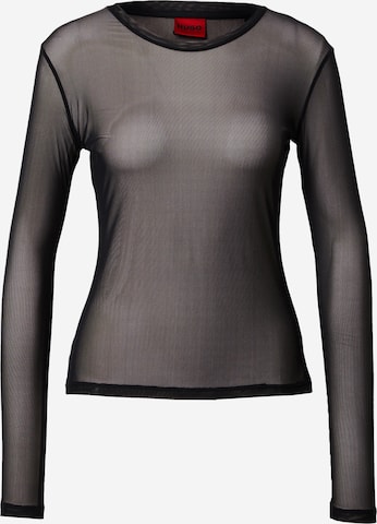 HUGO Shirt 'Diralina' in Black: front