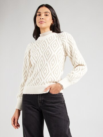 ONLY Sweater 'ONLFIE' in Beige: front