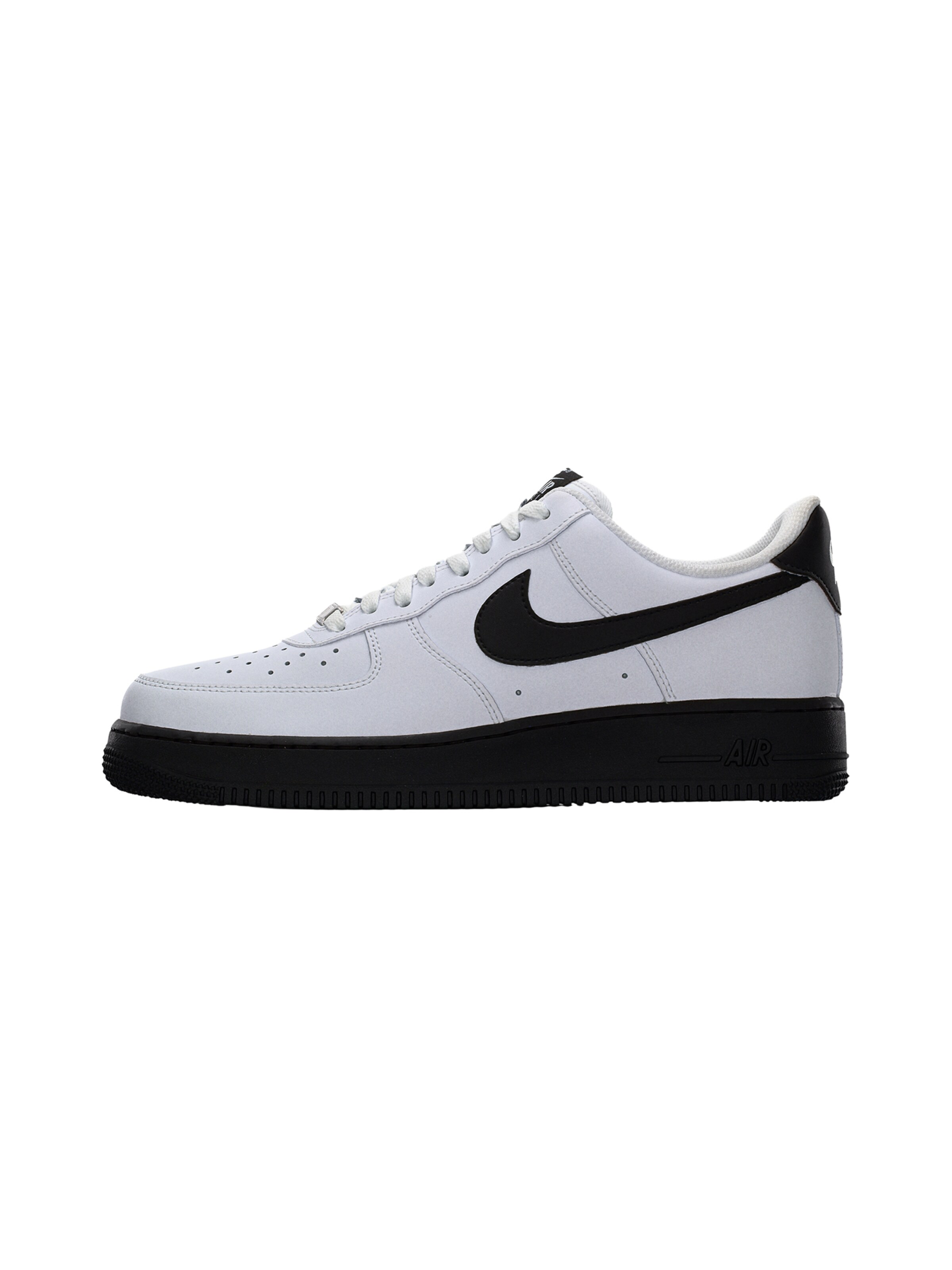 Baskets basses 'Air Force 1 '07' Nike Sportswear en blanc : devant