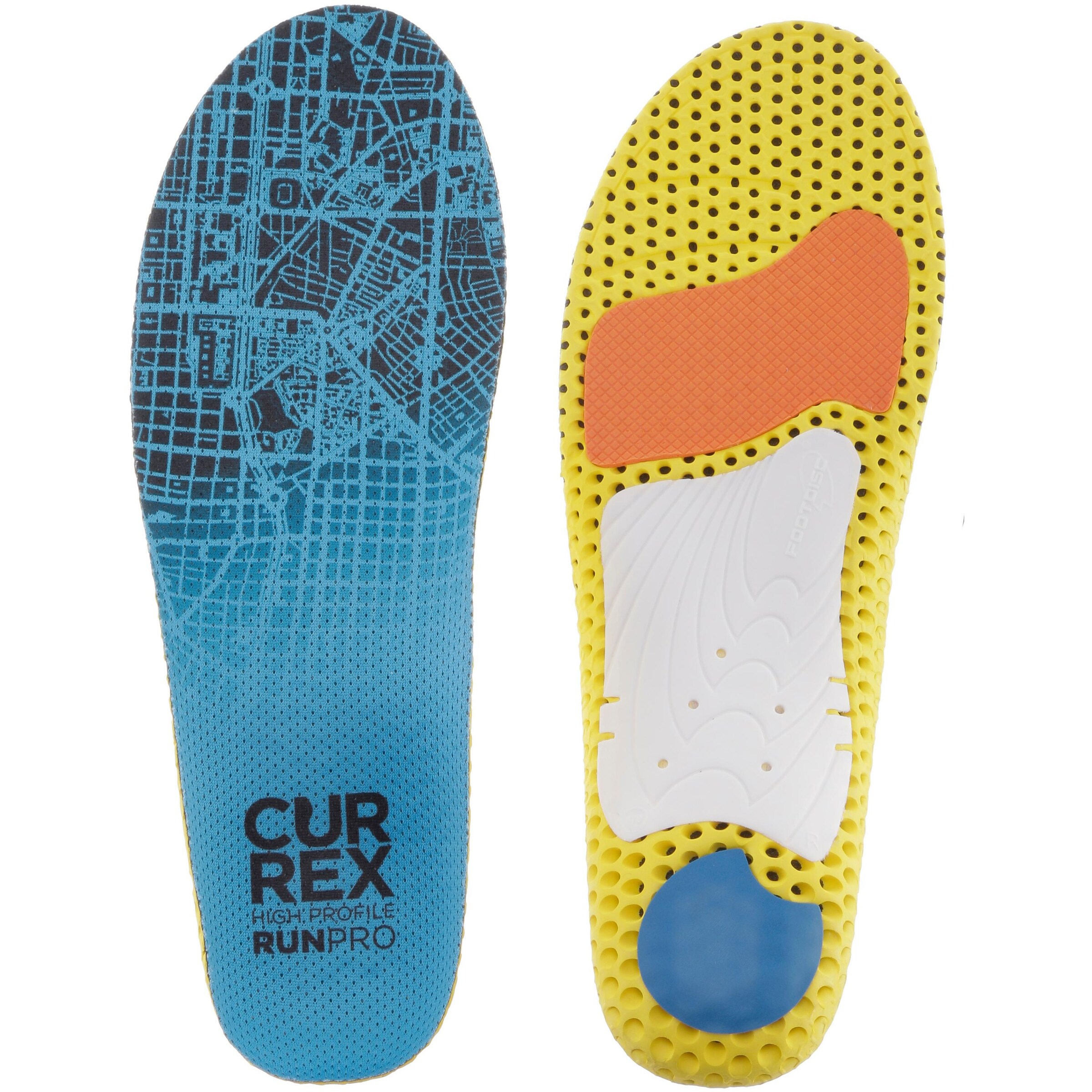 currexSole Athletic Shoes Accessories 'Runpro High' in Blue: front