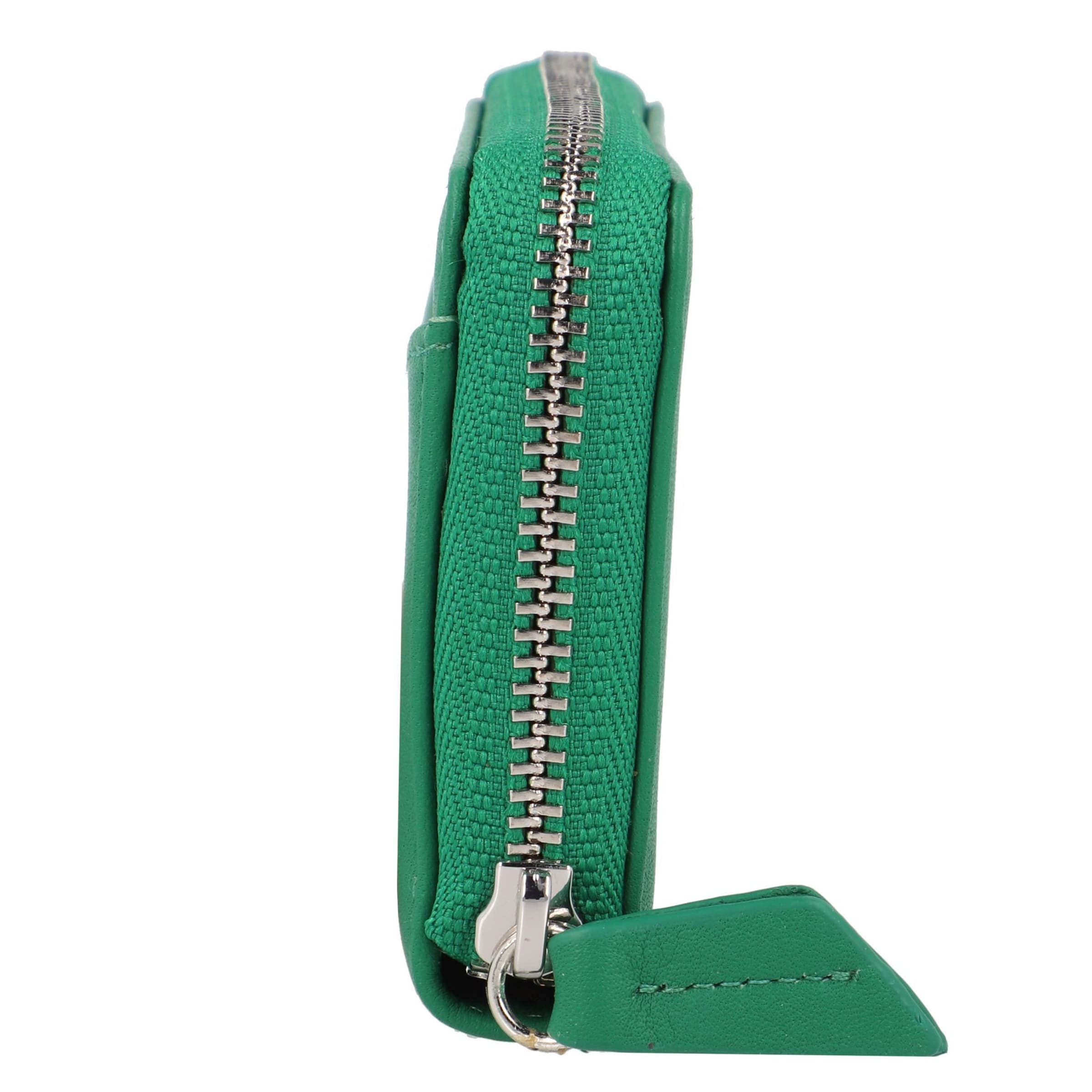 Porte-monnaies 'Joy' Braun Büffel en vert