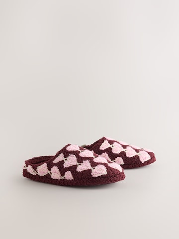 Next - Zapatillas de casa en rojo