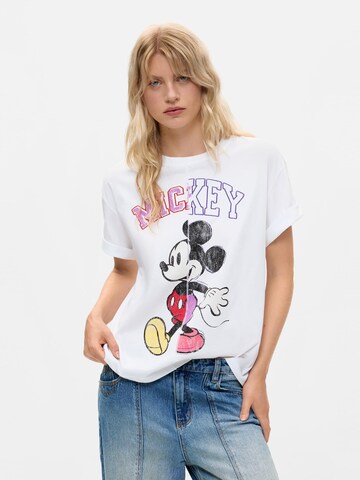 Desigual Shirt 'Mickey' in White: front