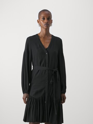 HUGO Blousejurk 'Kawarda-1' in Zwart: voorkant