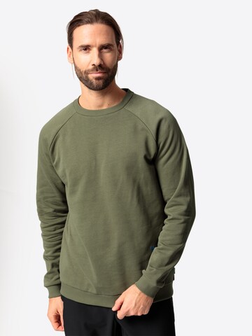 VAUDE Athletic Sweater 'Mineo III' in Green: front