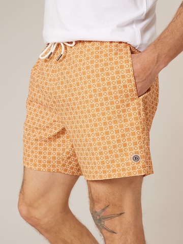 Shorts de bain 'BRASIL' Deeluxe en orange