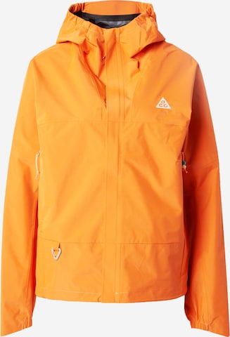 Nike Sportswear Välikausitakki 'CASCDE RAIN' värissä oranssi: etupuoli
