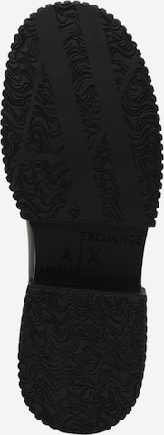 ARMANI EXCHANGE - Botines con cordones en negro
