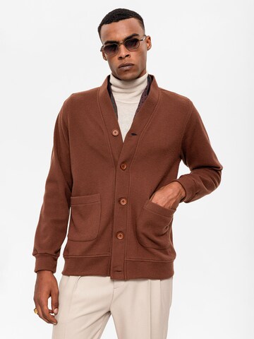 Antioch Knit Cardigan in Brown