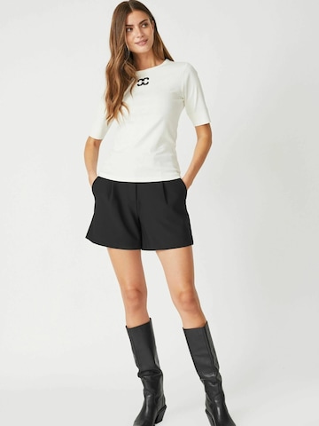T-shirt 'Granny' co'couture en blanc