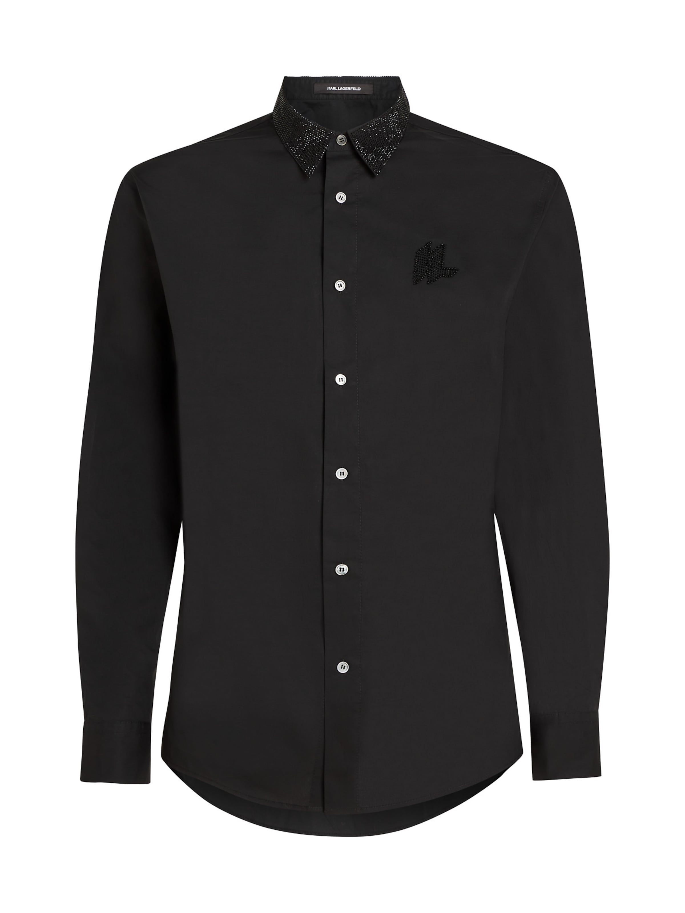 Karl Lagerfeld Regular fit Ing - fekete: elől