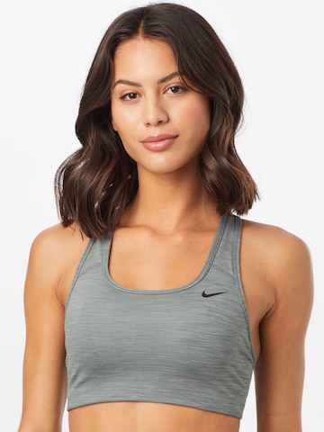 NIKE Regular Sports Bra in Grey: front