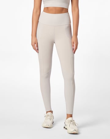 Plein Sport Skinny Sportbroek in Grijs: voorkant