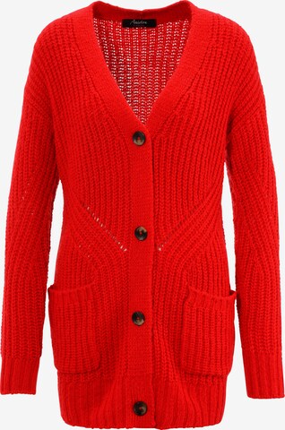 Aniston CASUAL Oversized Cardigan in Red: front