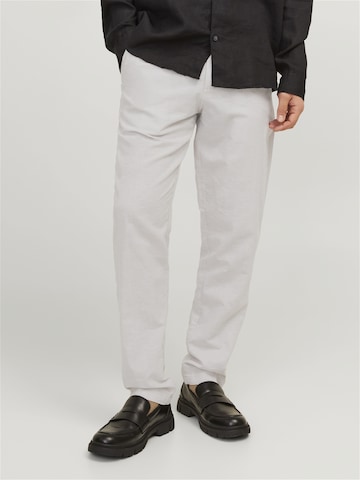 JACK & JONES Regular Chino Pants 'Ace Summer' in Grey: front