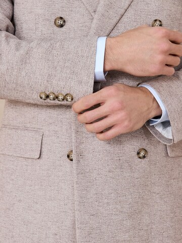 Coupe regular Veste de costume Next en gris