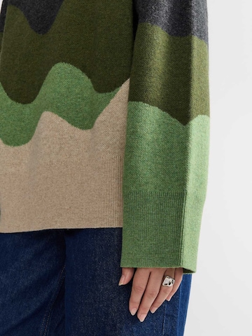 Yahmo Oversizepullover 'Lani' in Grün
