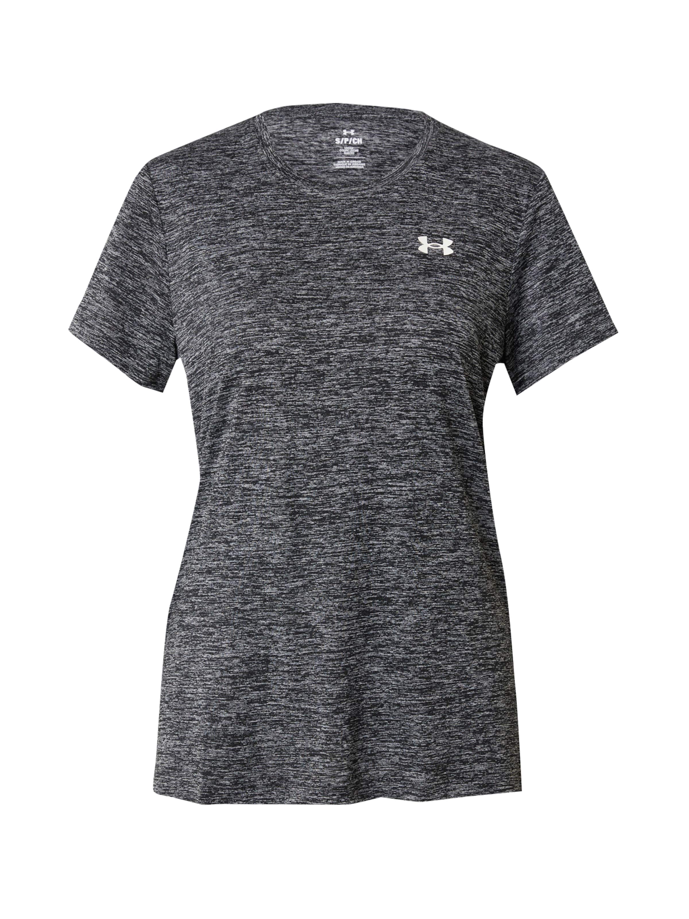 Tricou funcțional 'Tech Twist' de la UNDER ARMOUR pe negru: față