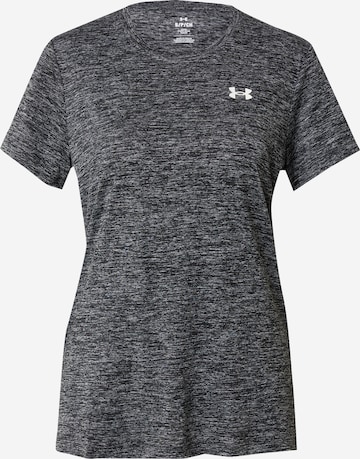 UNDER ARMOURTehnička sportska majica 'Tech Twist' - crna boja: prednji dio